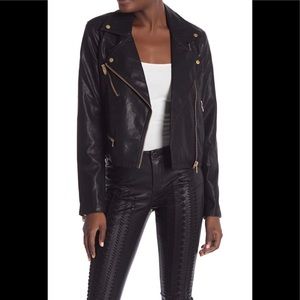 BLANK NYC Moto Leather Jacket